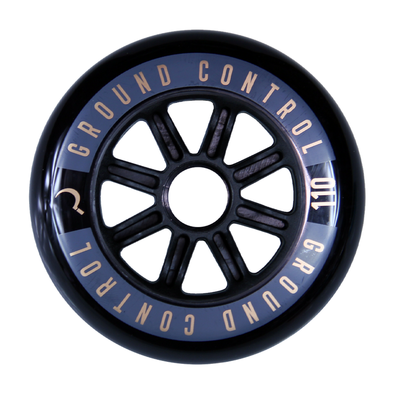 GC Wheels 3-pack black/gold 110mm 85A