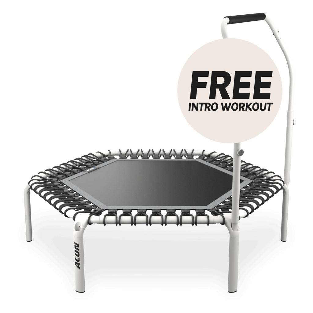 ACON Fit 1,41 m sechseckiger Rebounder mit Aktiv-Haltestange