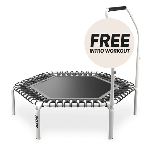 Acon sechseckiger Rebounder Fit 1,41 m mit Aktiv-Haltestange