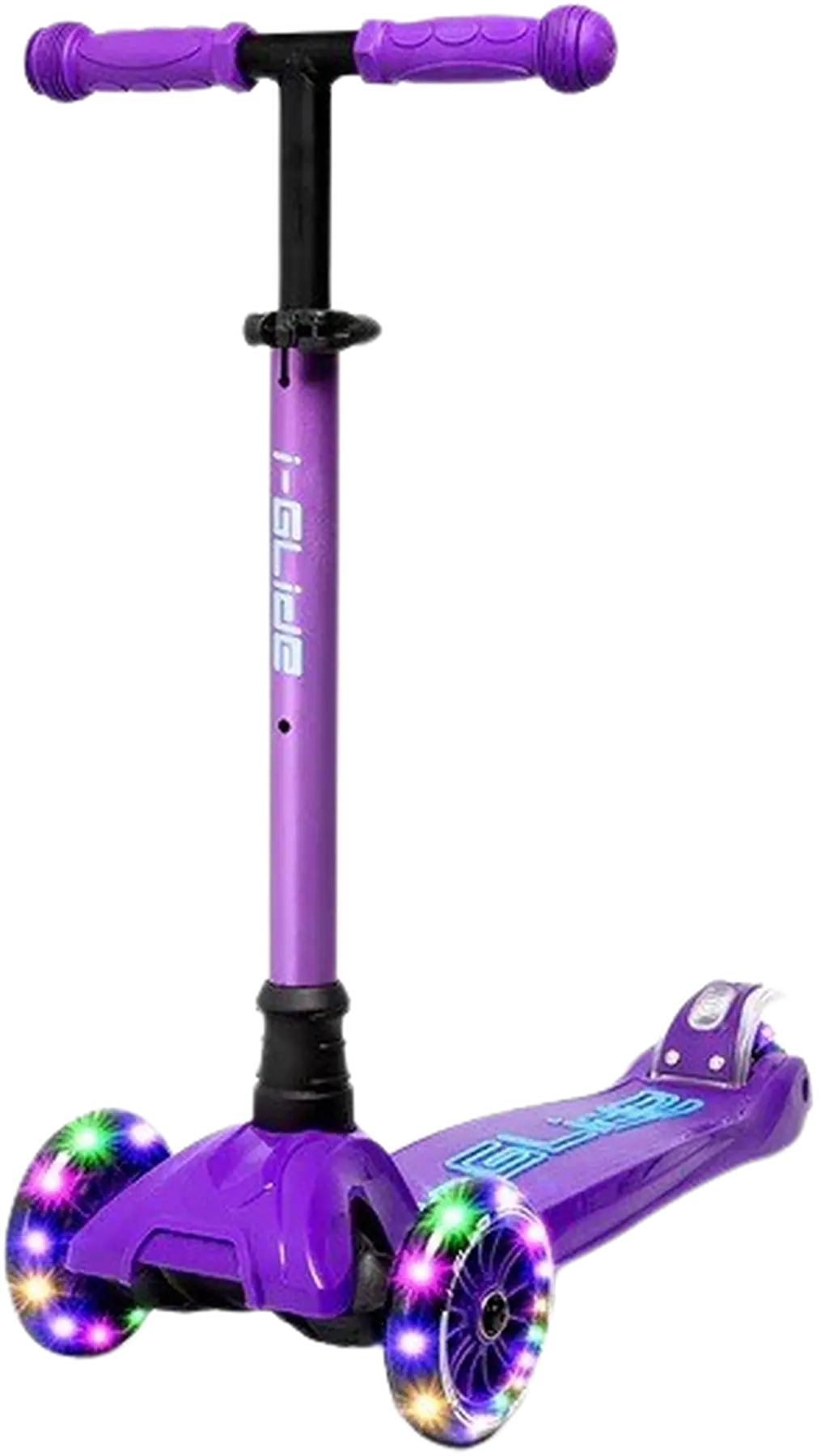 i-Glide Kinder Scooter 3 Rolle Purple/Blue