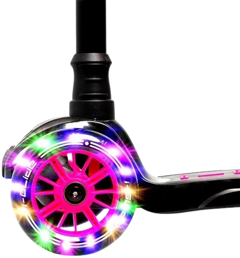 i-Glide Kinder Scooter 3 Rolle Black/Pink