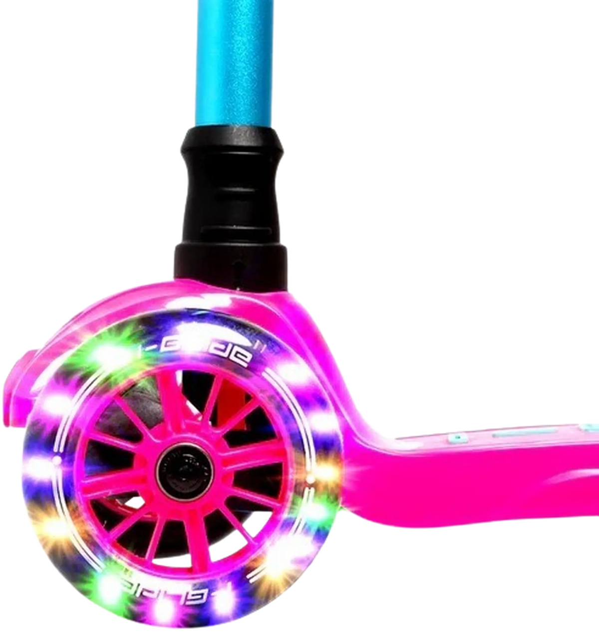 i-Glide Kinder Scooter 3 Rolle Pink/Aqua