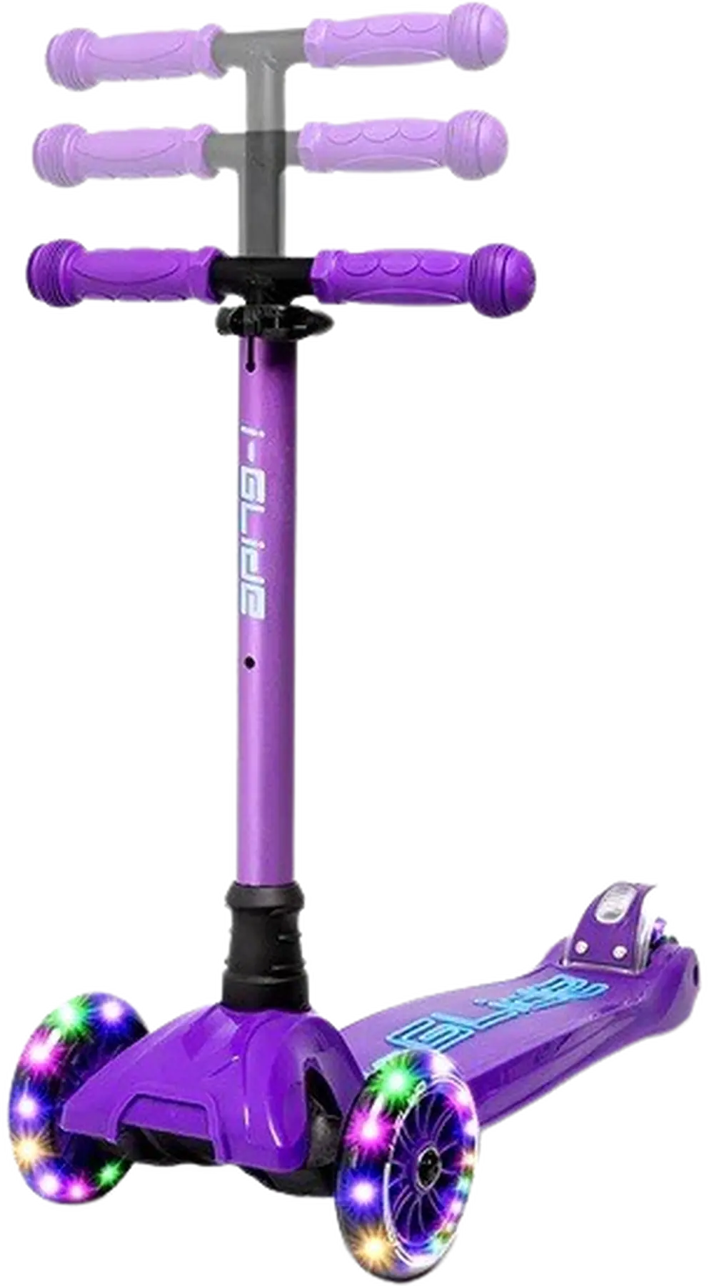 i-Glide Kinder Scooter 3 Rolle Purple/Blue