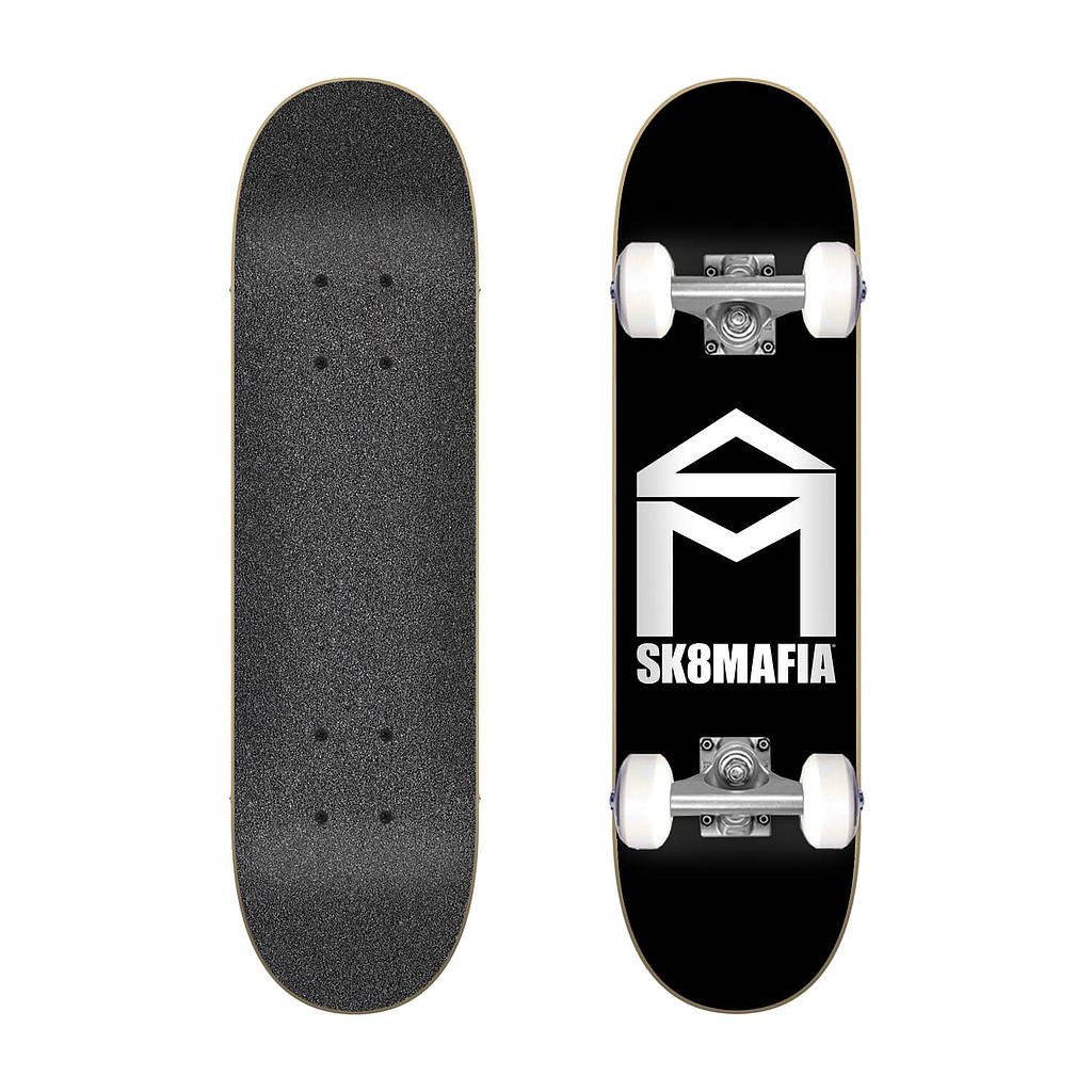Sk8Mafia Complete Micro Skateboard House Logo Black 6.0"