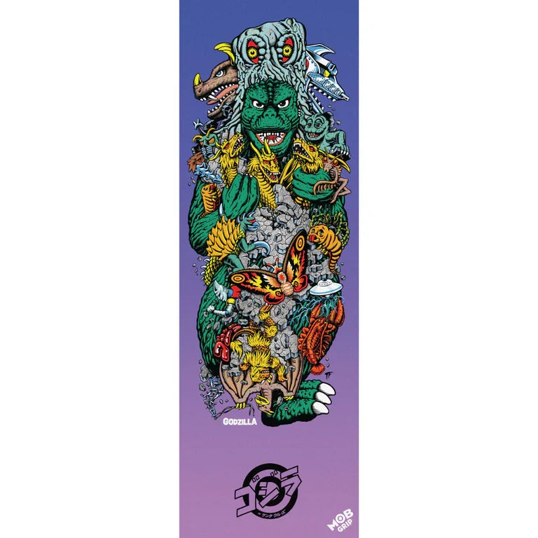 Mob Grip Godzilla Kaiju Roskopp 11" Griptape Limited Edition