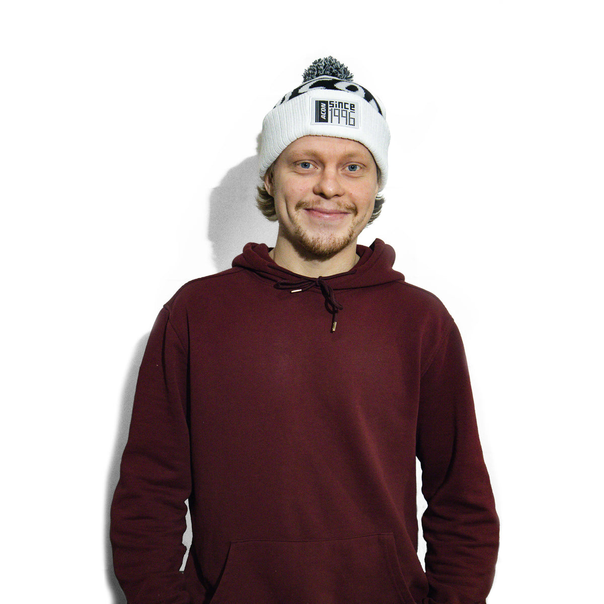 Acon Beanie Blk/Whi