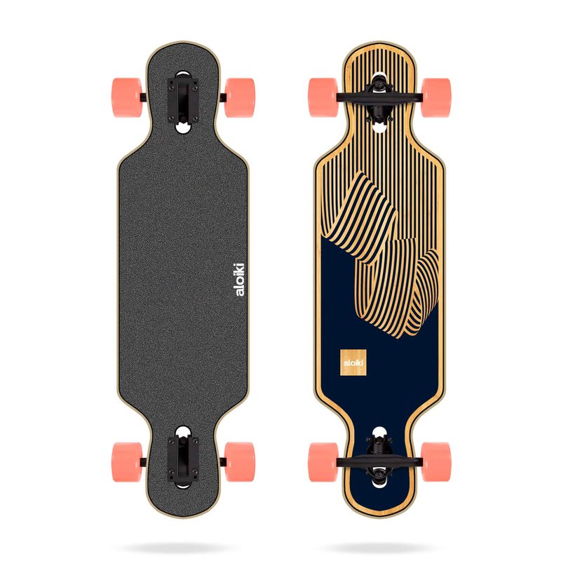 Aloiki Longboard Rolling FS Mini Drop 34.5''