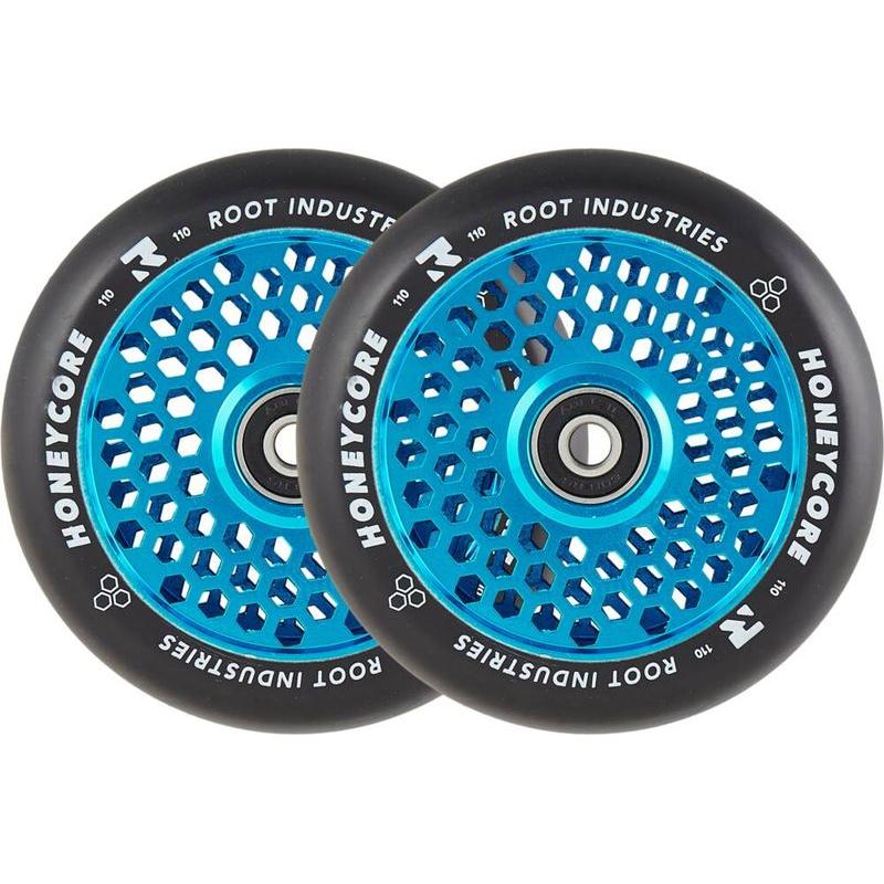 Root Industries Honeycore Wheels 110mm black/blue