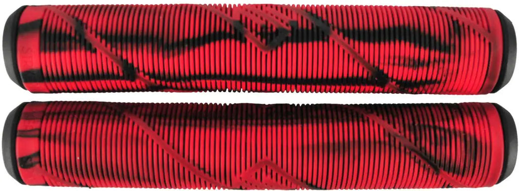 Striker Stunt Scooter Grips Thick Logo schwarz/rot